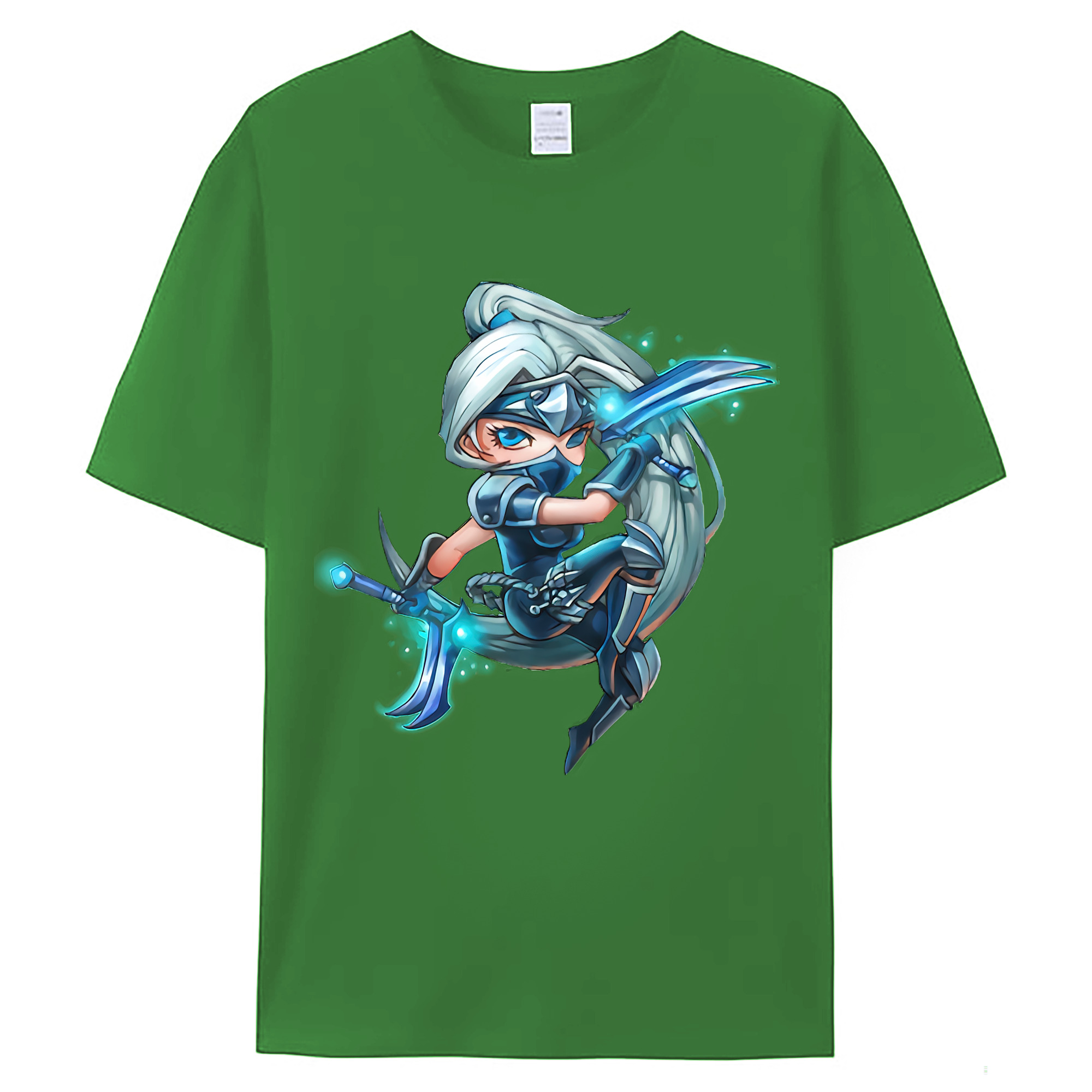 （画像用） リーグ・オブ・レジェンド League of Legends LOL レディースカジュアルプリントTシャツ（綿100％）